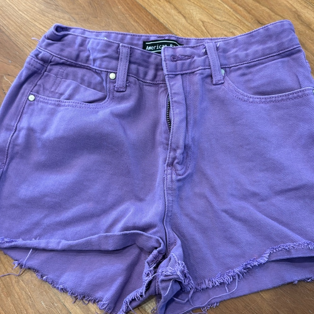 Denim shorts